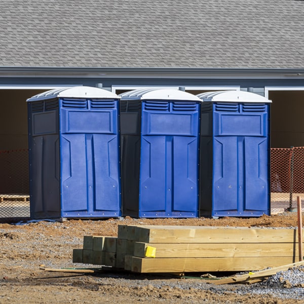 how often are the portable toilets cleaned and serviced during a rental period in Powers MI